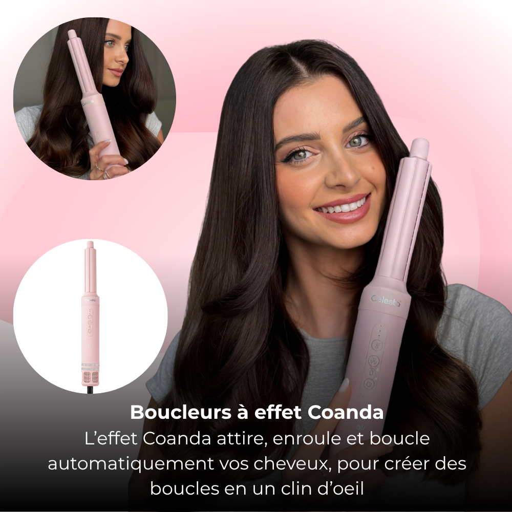 Celesta® Sèche-cheveux AirStyler - 8 en 1 Rose