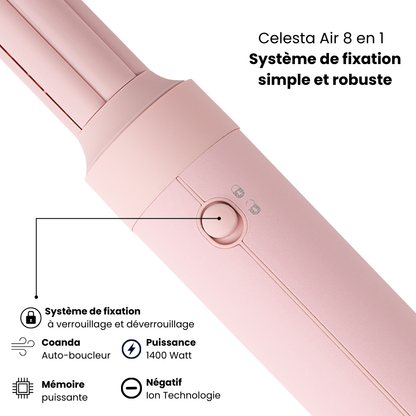 Celesta® Sèche-cheveux AirStyler - 8 en 1