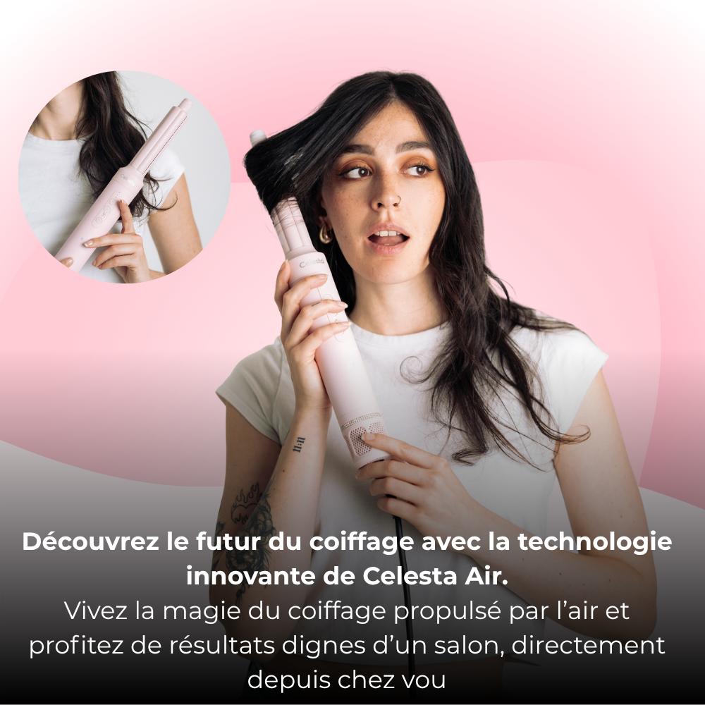 Celesta® Sèche-cheveux AirStyler - 8 en 1 Rose