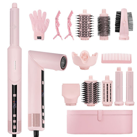 Celesta® Sèche-cheveux AirStyler 2.0 - 9 en 1 Rose