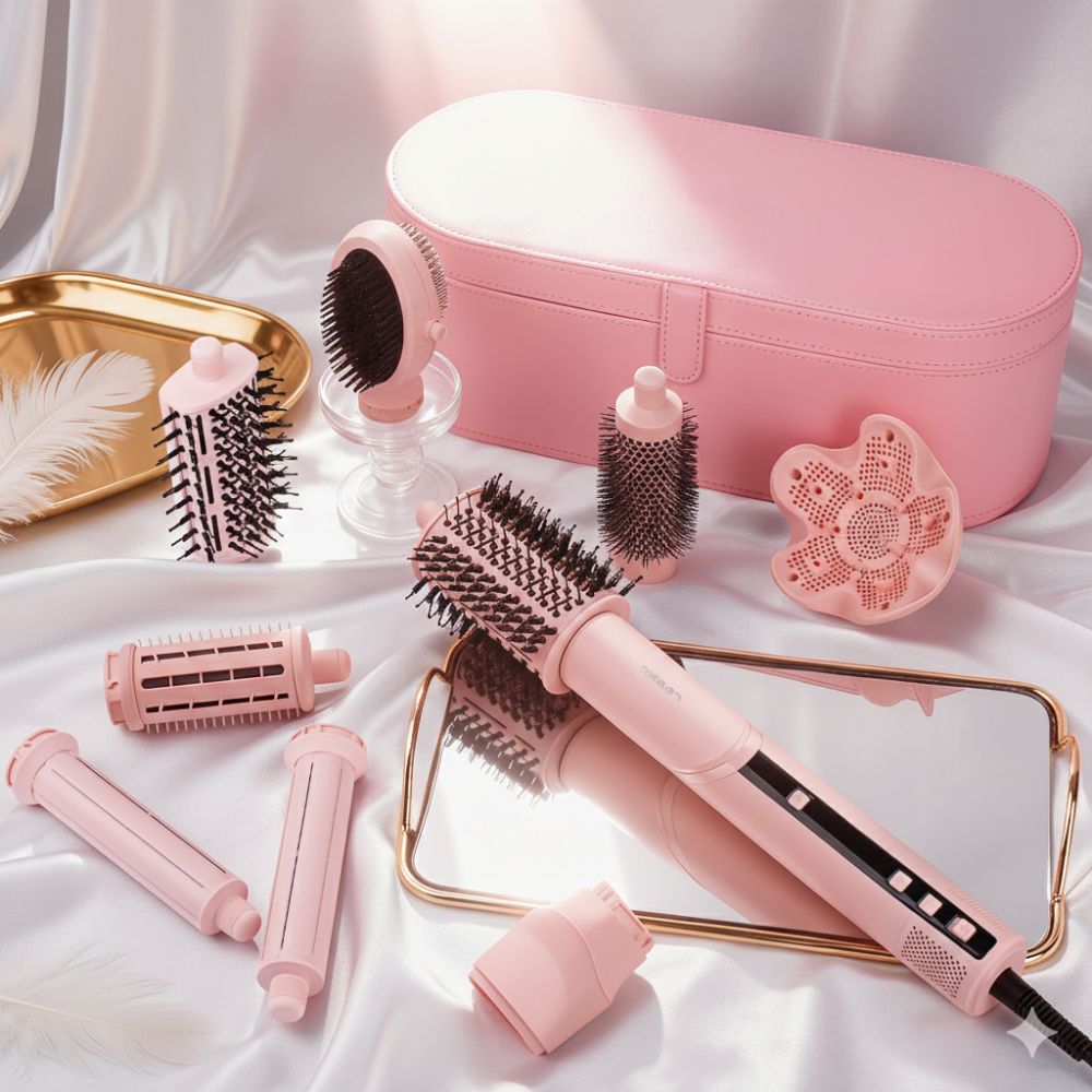 Celesta® Sèche-cheveux AirStyler 2.0 - 9 en 1 Rose