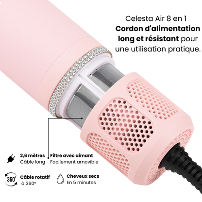 Celesta® Sèche-cheveux AirStyler - 8 en 1