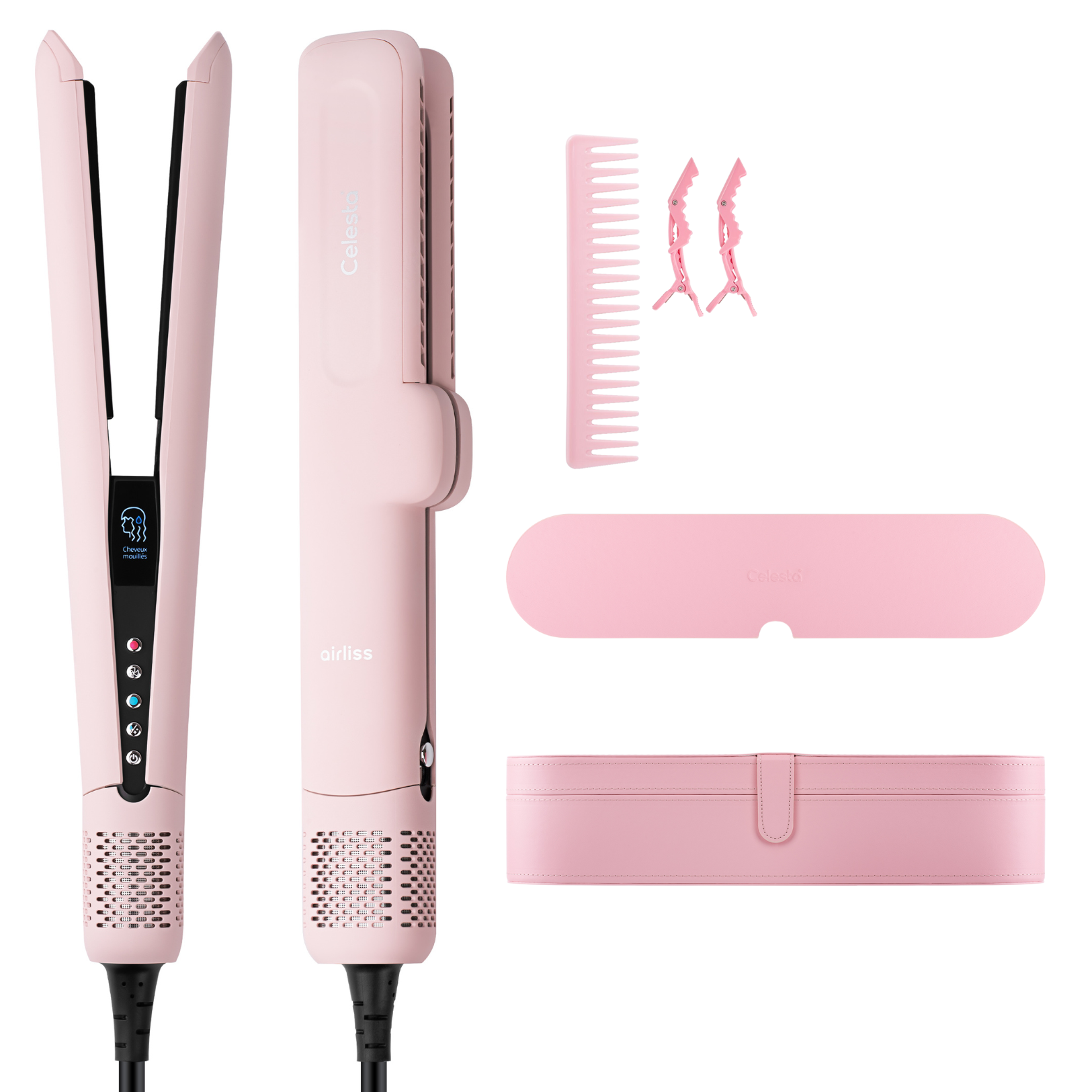 Lisseur séchant Airliss - 2 en 1 Rose Celesta®