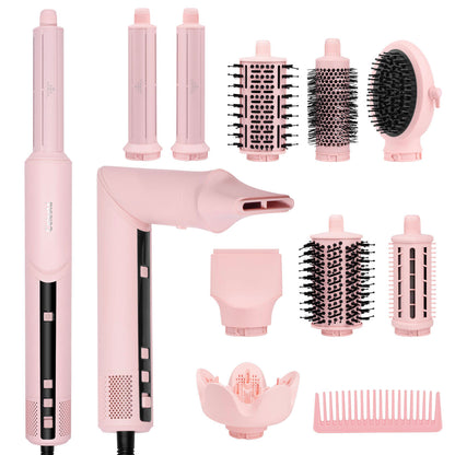 Celesta® Sèche-cheveux AirStyler - 9 en 1 Rose